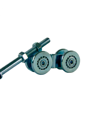 Carrillo doble con balinera para guía Stanley de portón corredizo residencial hasta 75 kg