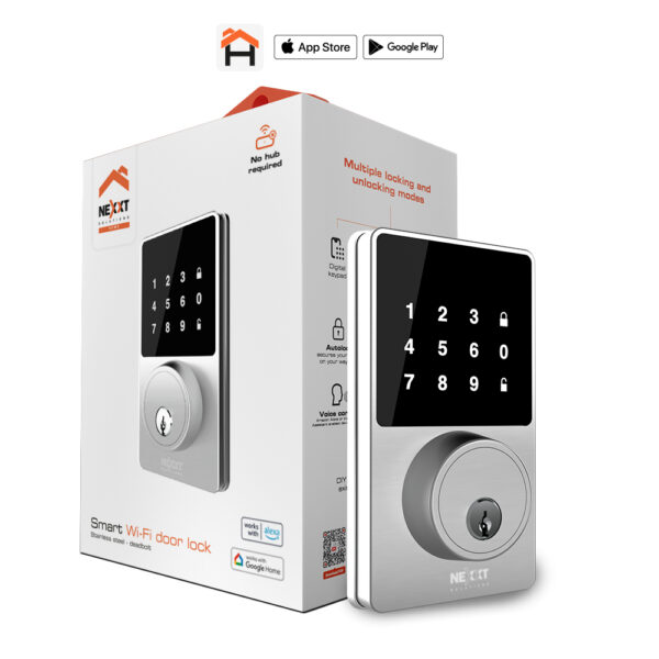 Esta es la cerradura inteligente Nexxt, disponible en nuestra tienda en línea Automátika